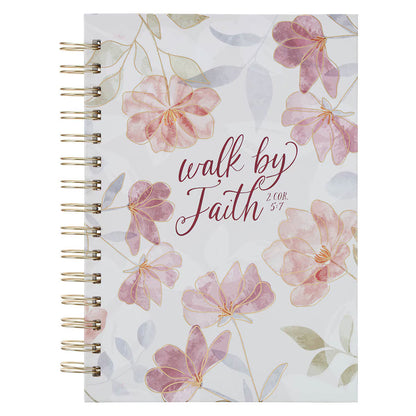 Front view of Walk by Faith 2 Corinthians 5:7 journal 